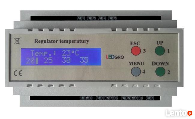 Sterownik pomiar temperatury i alarmy jej przekroczenia