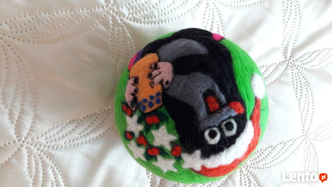 Bombki wykonane z filcu - nietłukące się - okazja