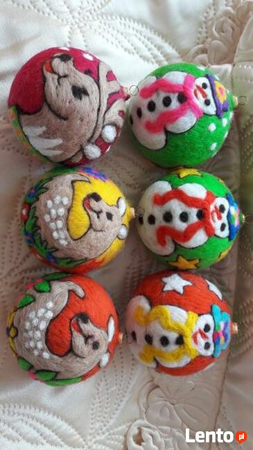 Świąteczne bombki - Ręcznie robione * nietłukące się *