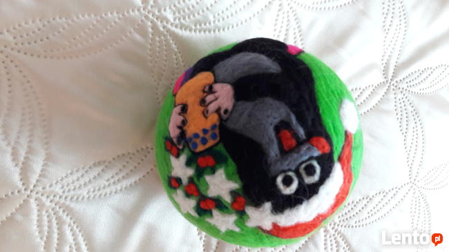 Bombki z filcu - nietłukące się - okazja !
