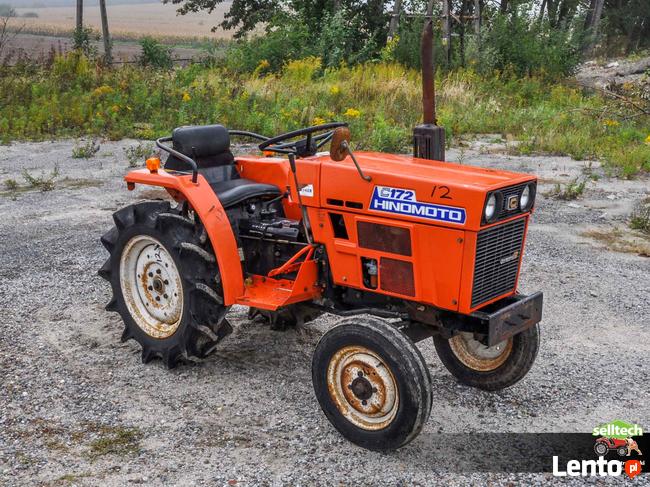 Traktorek Japoński Hinomoto C172 2x4 diesel 3 cylindry 17KM