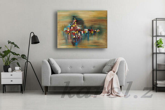 Obraz akrylowy, abstrakcja, do salonu, biura