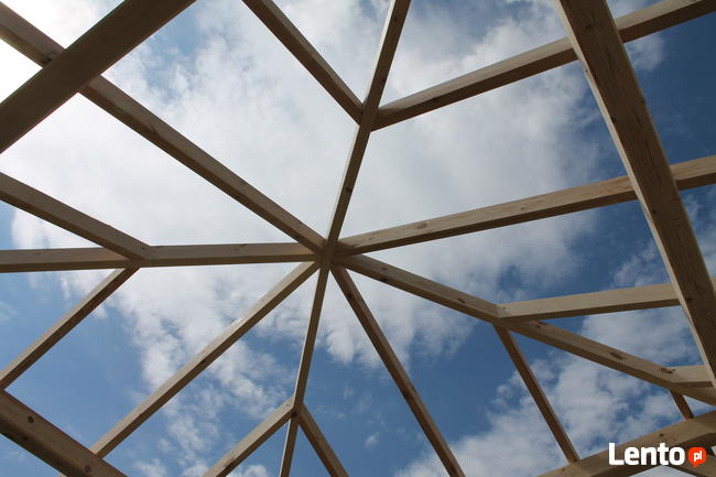 Altana KONSTRUKCJA ALTANY 4x4m Altanka Pergola Wiata Domek