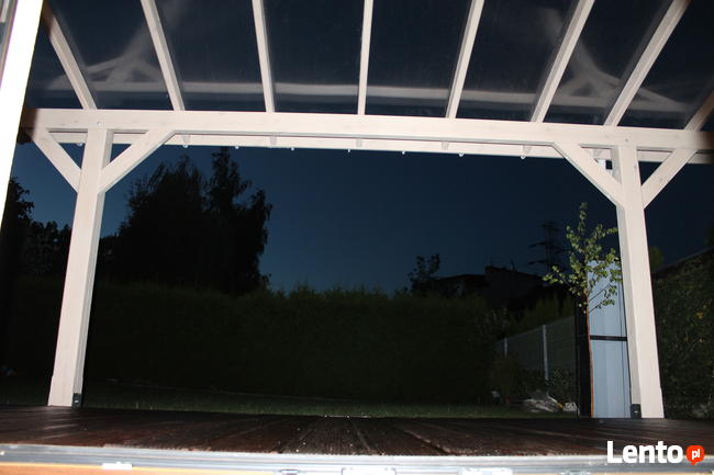 WIATA PRZYŚCIENNA Zadaszenie taras Pergola Poliwęglan Altana