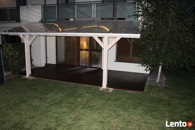WIATA PRZYŚCIENNA Zadaszenie taras Pergola Poliwęglan Altana