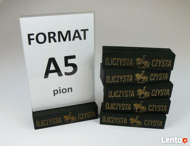 Stojak na menu ulotki, stojaki reklamowe