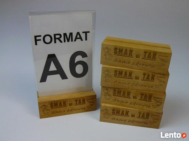 Stojak na menu ulotki, stojaki reklamowe