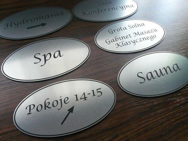 oznaczenie toalet, na drzwi