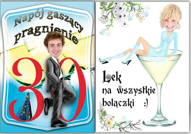 etykiety naklejki na alkohol wódkę butelki ze zdjęciem ślub