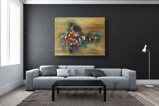 Obraz akrylowy, abstrakcja, do salonu, biura