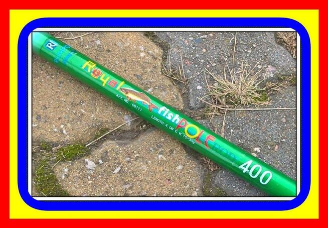 JB Wędka Wędki Typ Bat Teleskop Wędzisko bez Przelotki 4m