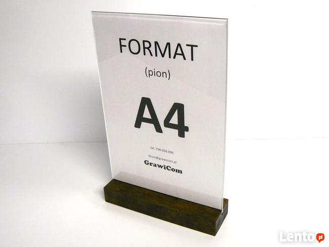 Stojak na menu ulotki, stojaki reklamowe