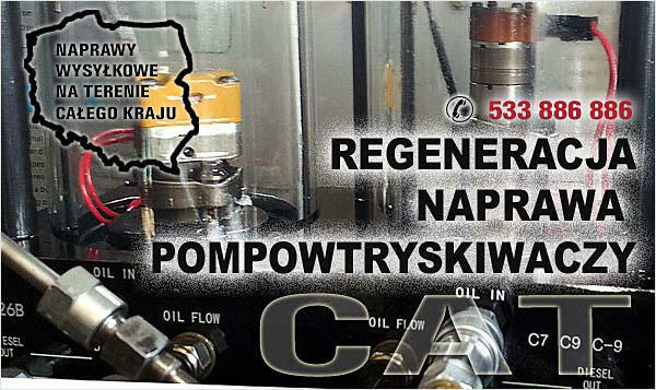 CAT C7, C9, 10R4764, 10R7222 10R7223 10R7225 po regeneracji.