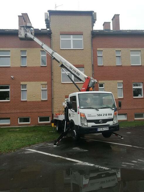 Usługi podnośnikiem koszowym zywżką Poznań okolice