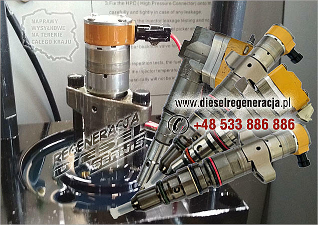 Naprawa wtryskiwaczy CAT HEUI 3126 10R-0782 .