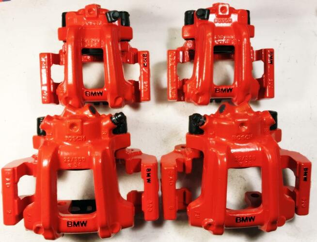 Zacisk hamulcowy BMW - kompletna przekładka