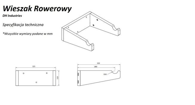 Rower szosowy / wieszak rowerowy / uchwyt rowerowy na ścianę