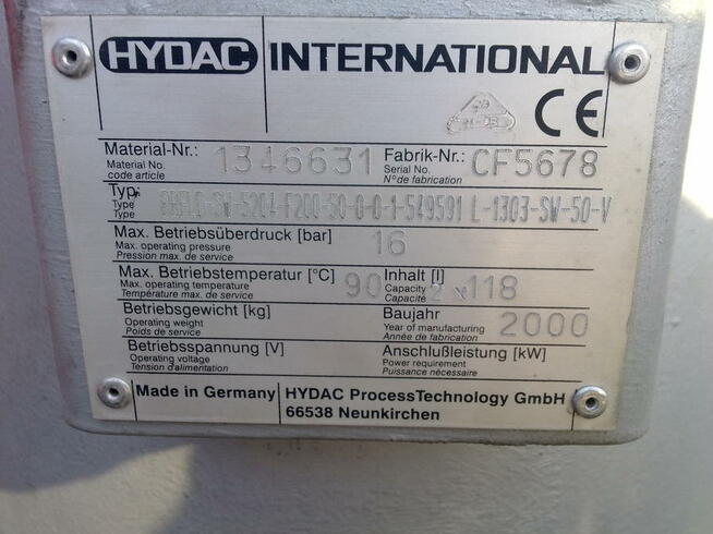 Stacja hydrauliczna HYDAC