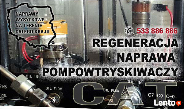 Naprawa wtryskiwaczy, pomp wtryskowych, pompowtryskiwaczy.