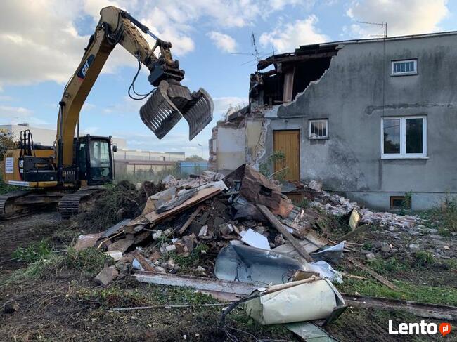 Koparko ładowarka gruz droga gruntowa