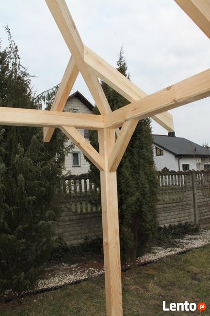 Altana KONSTRUKCJA ALTANY 3,5x3,5m Altanka Pergola Wiata
