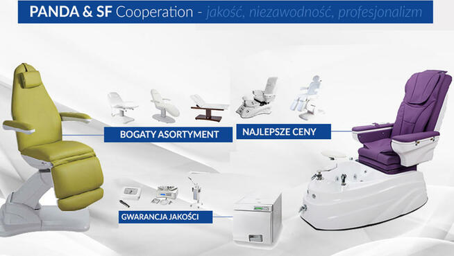 Kombajn kosmetyczny mobilny + Zestaw mebli mobilnych