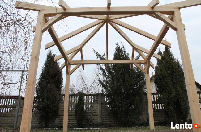 Altanka KONSTRUKCJA ALTANY 3,1x3,1m Altana Pergola Wiata