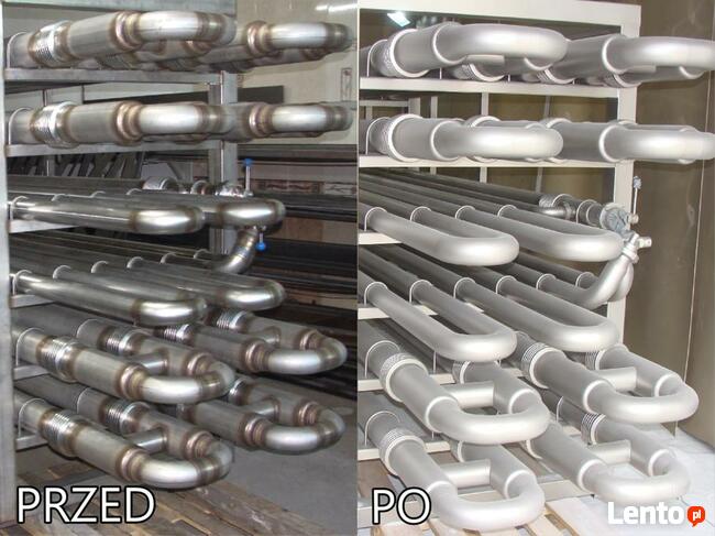 Szkiełkowanie stali nierdzewnej, kwasoodpornej i aluminium