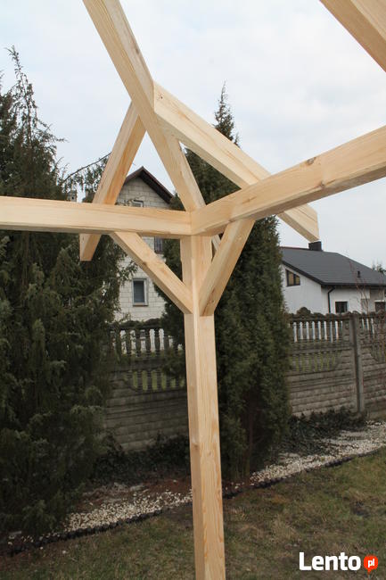 Altana KONSTRUKCJA ALTANY 3,3x3,3m Altanka Pergola Wiata
