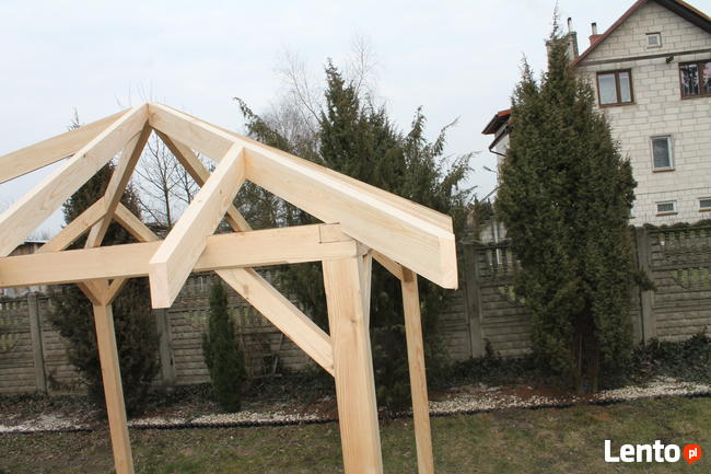 Altanka KONSTRUKCJA ALTANY 3,1x3,1m Altana Pergola Wiata