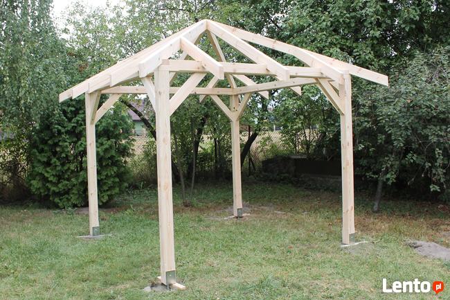 Altana KONSTRUKCJA ALTANY 3,5x3,5m Altanka Pergola Wiata