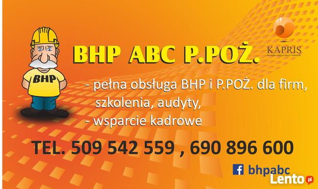 BHP - nadzór - doradztwo