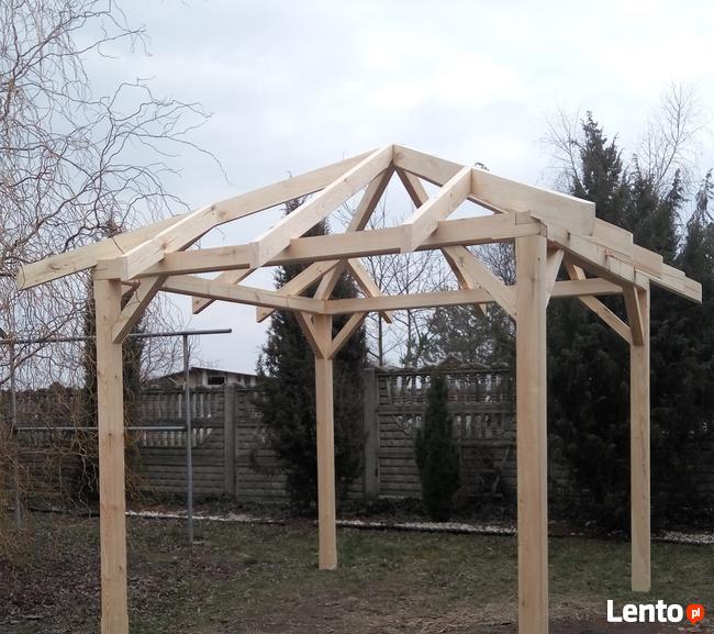 Altana KONSTRUKCJA ALTANY 3,3x3,3m Altanka Pergola Wiata