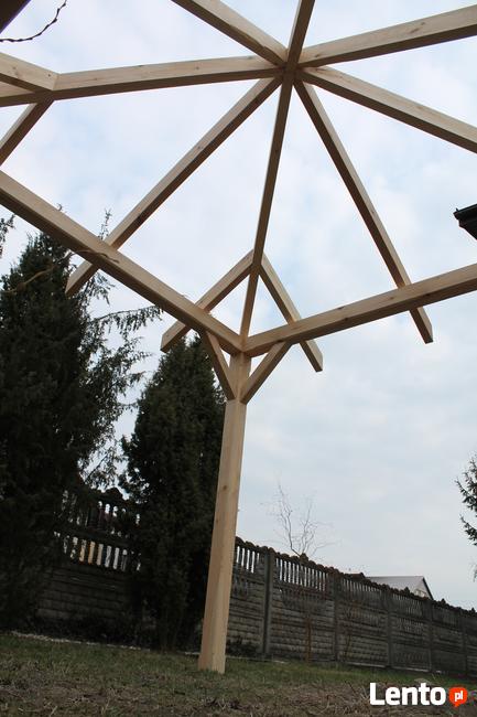 Altana KONSTRUKCJA ALTANY 3,5x3,5m Altanka Pergola Wiata