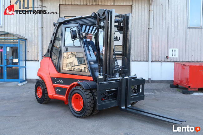 Linde H60 T wózek widłowy Linde 6 Ton, przesuw boczny widły
