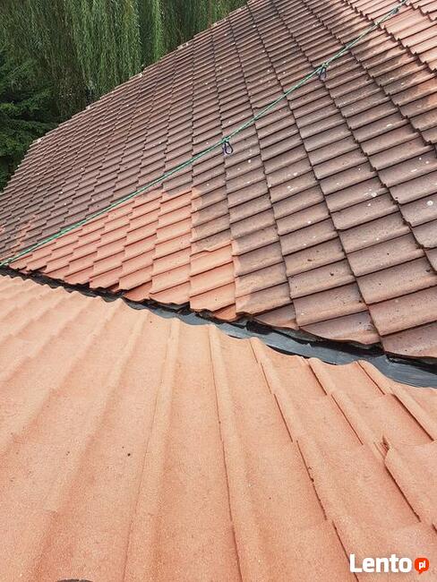 Mycie elewacji dachów kostki brukowej