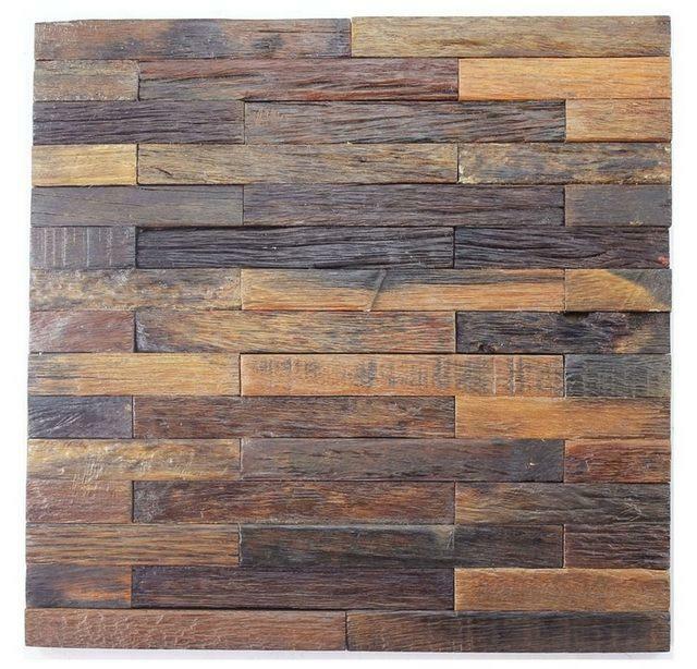 Drewniane panele ścienne dekoracyjne, naturalne lite drewno