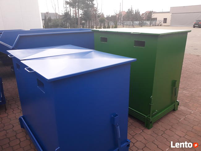 Koleby, zbiorniki metalowe, pojemniki z otwieranym dnem