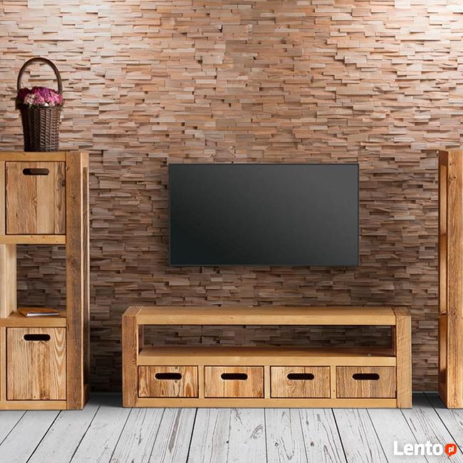 Drewniane panele ścienne dekoracyjne, naturalne lite drewno