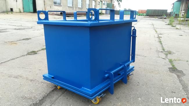 Koleby, zbiorniki metalowe, pojemniki z otwieranym dnem