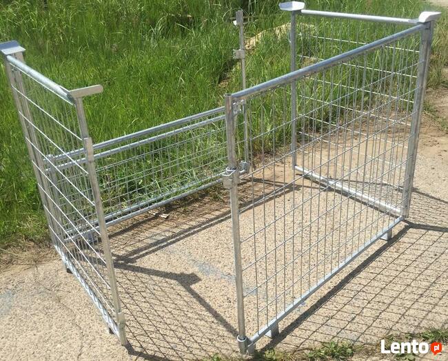 Obżeże stalowe, nadstawka paletowa 1200x800