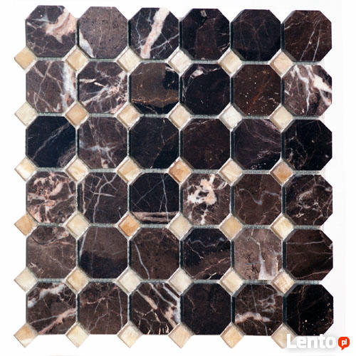 Mozaika Marmurowa HANG BROWN/HONEY ONYX 30,5x30,5x1 poler