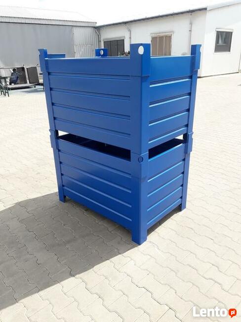 Stalowe pojemniki PMPP z giętej blachy