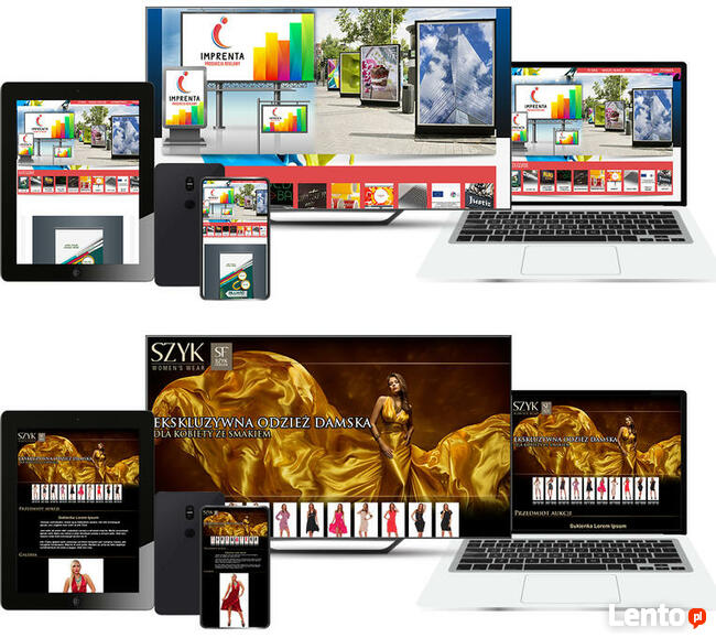 Szablony Allegro / eBay (PL,ENG, DE) Strony internetowe ,LOGO