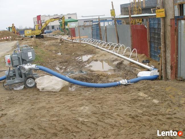 Wynajem Igłofiltry/Pompy odwodnienie/osuszenie terenu,/odwod