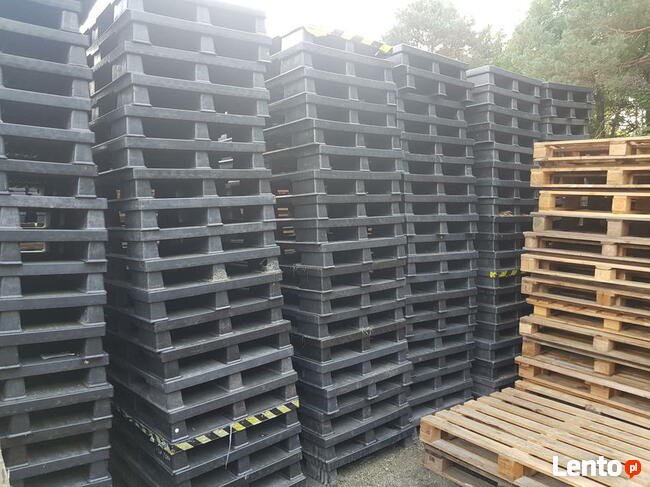 Palety plastikowe pełne 120x80 cm - pełna