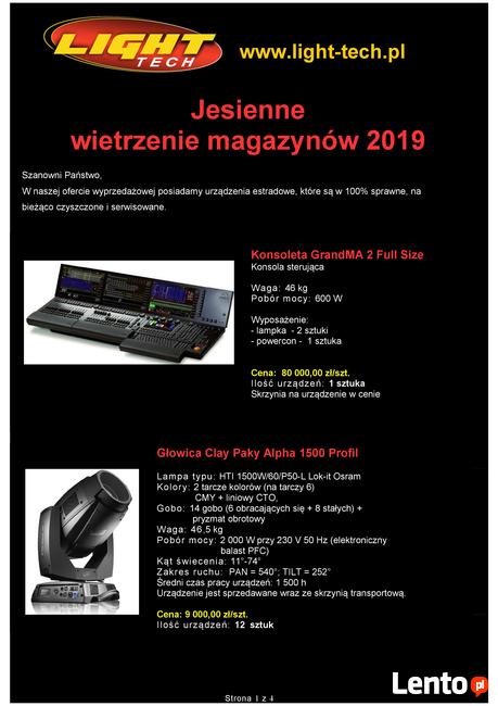 SPRZĘT ESTRADOWY