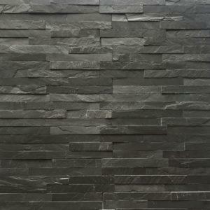 Panele kamienne łupek BLACK SLATE 36x10x0,8-1,3 cm
