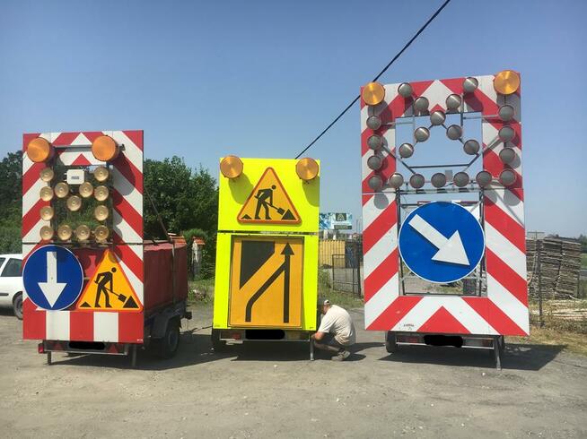 Wynajem od 80zł przyczepa sygnalizacyjna/drogowa U-26 U-26a