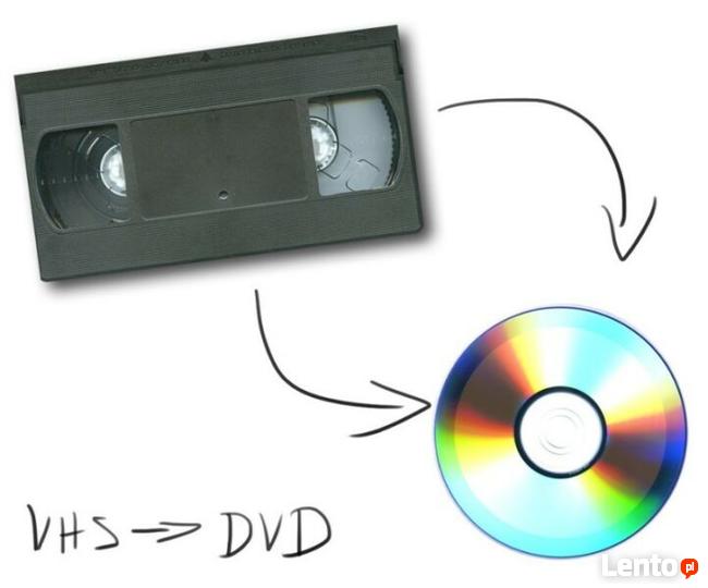 Przegrywanie kaset vhs na płyty dvd Olsztyn